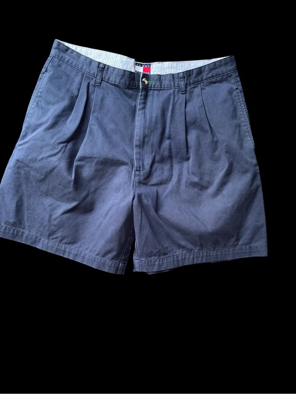 Tommy Hilfiger Classic Pleated Men’s Shorts - Navy 38